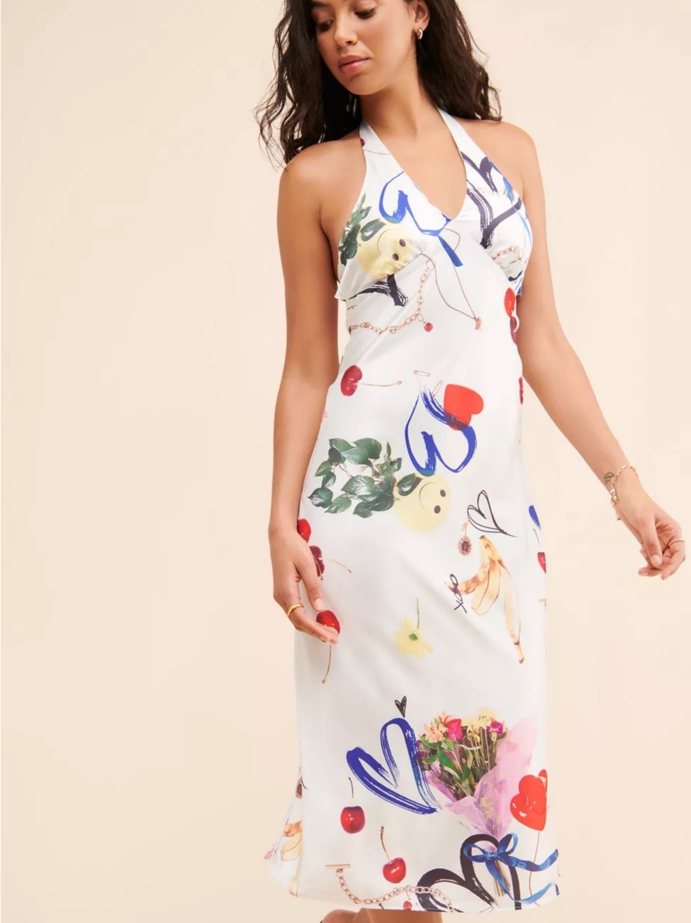 Everleigh Halter Midi Dress